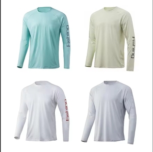 Chemises de pêche hommes à manches longues sweat à col rond extérieur <span class=keywords><strong>Protection</strong></span> <span class=keywords><strong>Uv</strong></span> <span class=keywords><strong>vêtements</strong></span> de pêche respirants - Product Image 1