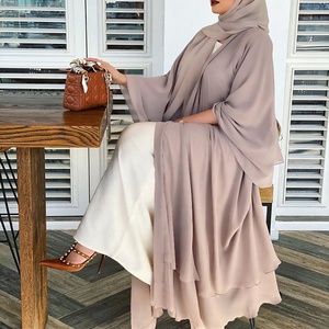 Thiết Kế Hồi Giáo Abaya Ăn Mặc Thời Trang Dubai Trang Phục Châu Phi Mặc Voan <span class=keywords><strong>Saree</strong></span> Thổ Nhĩ Kỳ Váy Dresses Hồi Giáo Quần Áo - Product Image 2