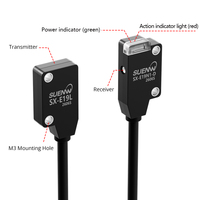 Sensor Foto Ultra Tipis SX-11P1 Tipe Through Beam PNP NO Dua Kabel Jarak Deteksi 150mm Sensor Deteksi Kehadiran