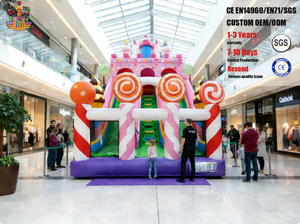 Castillo Inflable de Princesa con Tobogán Inflable, Precio de Fábrica, Combinación de Trampolín, Alquiler <span class=keywords><strong>Comercial</strong></span> para Fiestas - Product Image 2