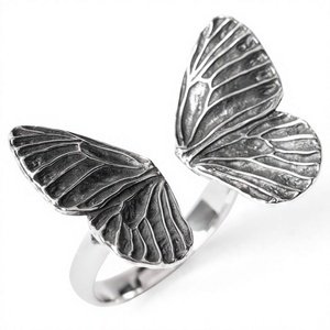 Decorative Aluminium Butterfly Napkin Ring Table Decor Eco Friendly Serviette Napkin <b>Tissue</b> Rings For Sale Cheap Price - Product Image 1