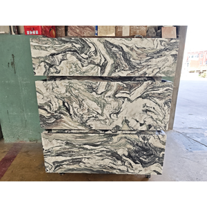 SH STONE <span class=keywords><strong>Cipollino</strong></span>-Ondulato Rosso Mármol Vanidad Kinawa Violeta Moderno Independiente Baño Mármol Vanidad Fregadero Lavabo Vanidad - Product Image 1