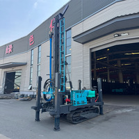 Foreuse pneumatique DTH sur chenilles mobiles haute efficacité 350M pour forage rapide de puits profonds dans la roche avec positionnement précis