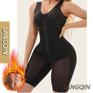 Langqin Body sculptant colombien pour femme, haute compression, respirant, gaine amincissante, corset, sous-vêtement post-chirurgical - Product Image 1