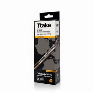 Ttake Ta1012 Universal Carbide <b>Drill</b> Bit 4 <b>Guide</b> Pads Nano TiAlN Coated Deep Hole Machining - Product Image 2