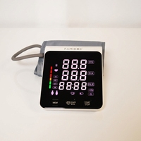 Tensiomètre numérique automatique pour bras supérieur, sphygmomanomètre électrique intelligent certifié ROHS, appareil semi-percutant BP