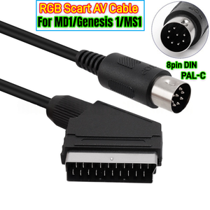 <span class=keywords><strong>สาย</strong></span>เคเบิล<span class=keywords><strong>แปลง</strong></span>สัญญาณภาพและเสียง RGB Scart AV ยาว 1.<span class=keywords><strong>8</strong></span> เมตร สำหรับ Sega Genesis Megadrive 1 2 3 MD1 MD2 MD3 Sega Saturn SS - Product Image 2