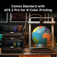 Imprimante 3D FDM Anycubic Kobra 3 Max, grande taille d'impression 420*420*500mm, vitesse élevée 600mm/s, nivellement automatique, format bureau