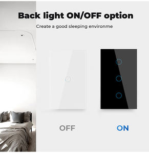 LangYeao untuk Tuya Smart Life App pengendali jarak jauh dinding saklar layar sentuh 1/2/3 Gang Zigbee tidak netral tanpa kapasitansi 10A Max - Product Image 4