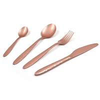 Cuillères de table en acier inoxydable au design moderne pour mariage, ensemble de vaisselle en gros, légères, réutilisables et compatibles lave-vaisselle