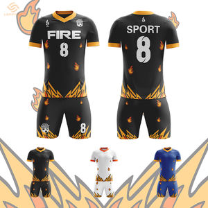 Fábrica De Futebol Camisa Fabricante Personaliza o Mais Recente Projeto Futebol Tricô Equipe Jersey Futebol Personalizado Camisa Do Futebol - Product Image 1