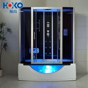 Luxury Massage Enclosed Steam <strong>Shower</strong> <strong>Room</strong> Sauna Cabin Sliding Frame Brushed Surface Finish for Indoor Use Hotels - Product Image 1