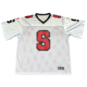 Kaos Sepak Bola Trendy Streetwear Custom Sublimasi Printing Desain Bordir Mesh Crop Jersey Tim Nasional untuk Fans - Product Image 1