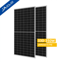 Panneaux solaires JASolar 330W 335W 340W 345W 350W 60 cellules bifaciales PERC JAM60D10/MB Module double vitrage Panneaux solaires Cellules en vente