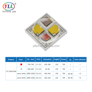 Cao hiệu quả phát sáng gốm 12 Wát irw 5050 SMD <span class=keywords><strong>LED</strong></span> bốn trong một hồng ngoại Red White Light <span class=keywords><strong>700mA</strong></span> cho thiết bị y tế - Product Image 5
