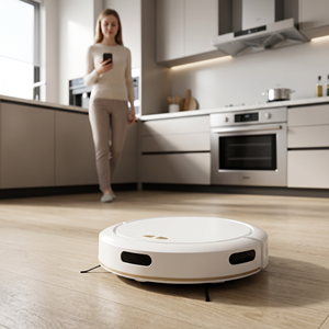 Robot Vacuum <b>Cleaner</b>, App Remote Control, Quiet Operation, Auto Return Charging for Hardwood Floor & Carpet Cleaning - Product Image 3