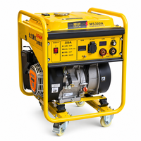 Generator Las Bensin Baru 3kW 3.75kVA 4.0-5.0mm 300A AC230V Fase Tunggal Efisiensi Tinggi Pengelasan Busur Daya Tahan Lama
