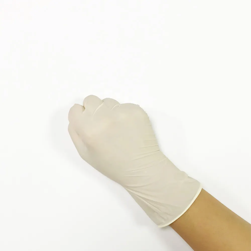 Tek kullanımlık glovees lateks tozu ücretsiz tedarikçisi malezya