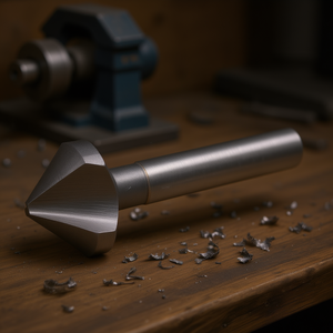 Ttake 90 Countersink HSS-Co DIN 335 C 3 Flutes TiAlN Coated Cylindrical Shank - Product Image 3