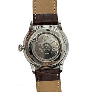 OEM/ODM Leather Band Sapphire Automatic Mechanical Watch Double <b>Press</b> Butterfly <b>Button</b> Watch - Product Image 3