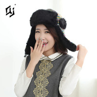 Gorro Ushanka Personalizado QJ OEM con Logotipo, Gorro Táctico Cortavientos con Orejeras para Caza y Pesca, Gorro de Invierno Tejido Cortavientos para Esquí