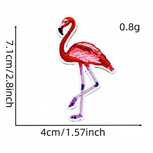 卸売 ハワイアンビーチ 小さな刺繍 アップリケ スカルステッカー アイロン接着 レインフォレスト サマーパッチ トラッカーハット、バッグ、衣料品用 - Product Image 6