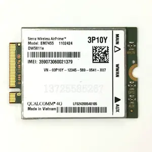 Sierra EM7455 DW5811e 4G LTE модуль карты WWAN GOBI6000 3P10Y lte модуль NGFF четырехдиапазонный HSDPA/UMTS/HSPA + GPRS/EDGE/GPS