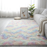 Tapis de style chinois, luxe léger, confortable et moelleux, pour salon, chambre à coucher, zone de table basse - 100% fibre de polyester, extra épais