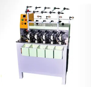 Máquina de enrolamento automática de bobina casulo de linha de costura de poliéster/algodão/nylon de cinco cabeças de alto desempenho