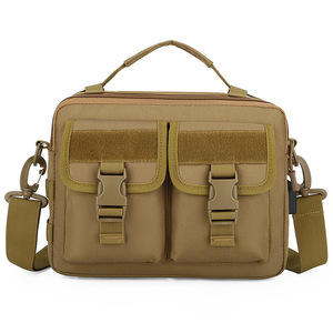 Tactical Crossbody Bag Nylon Zipper Closure Waterproof With Usb Men's Chest Bag Shoulder Bag 20-35L - Product Image 1