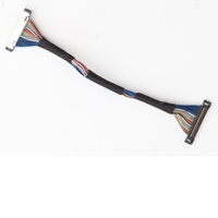 Câble micro coaxial CABLINE avec adaptateur à âme en cuivre, modèles 20380-R40T-16/20373-R40T-06/182-040-04/20374-R40E-31, isolation PVC, personnalisé
