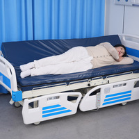 JUNLAOLE Multifunktionales Elektrisches Stehbett, Rehabilitations-Pflegebett, Anti-Dekubitus Luftmatratze für Ältere Patienten im Krankenhaus