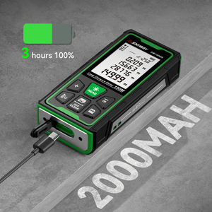 Telemetro <span class=keywords><strong>Laser</strong></span> verde 150m strumento di misurazione della distanza <span class=keywords><strong>professionale</strong></span> industriale all'aperto Ip68 che ricarica il <span class=keywords><strong>misuratore</strong></span> di distanza <span class=keywords><strong>Laser</strong></span> - Product Image 2