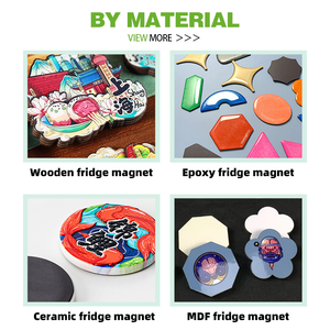 定制设计标志工厂批发城市名称纪念品3D造型制造商方形圆形定制金属冰箱贴 - Product Image 5