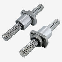 Vis à billes en acier de 2000 mm de long, pas de filetage SFE2020, diamètre 20 mm, pas 20 mm, kit de vis à billes avec écrou de vis à billes C7 pour machine CNC