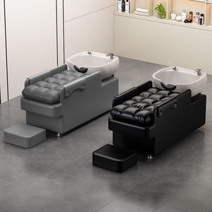 Bac à shampoing en céramique multifonctionnel pour salon de coiffure, unité de lavage des cheveux, mobilier de salon - Product Image 6