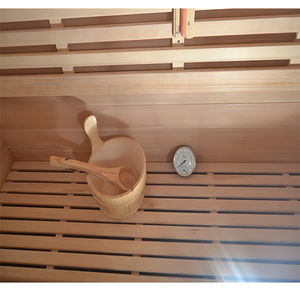 Canadian Hemlock Outdoor Red Cedar Steam Wet Front Porch Wooden Sauna Room for Massage - Product Image 6