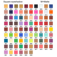 Palette de fards à paupières personnalisable en gros pour votre propre marque, hautement pigmentée et waterproof