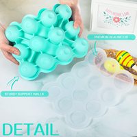 Conteneur de stockage d'aliments pour bébés empilable réutilisable 12 tasses de lait maternel avec couvercle