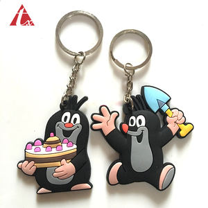 Porte-clés en caoutchouc PVC souple <span class=keywords><strong>2D</strong></span> avec logo personnalisé, mignon, pour cadeau, usine OEM avec 20 ans d'expérience, porte-clés en silicone PVC 3D <span class=keywords><strong>2D</strong></span> pour promotion - Product Image 6