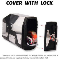 Boîte Latérale de Transport Arrière pour Pièces de Moto, Coffre de Voyage, Sacoches Cavalières pour BMW R1200GS R1250GS ADV 2004-2019