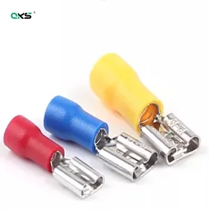 FDD Insulated Wire Spade Female Quick Disconnect Terminals With Pvc Insulation