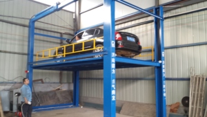 CE 4 coches ascensores para casa garajes cuatro columna <span class=keywords><strong>polipasto</strong></span> hidráulico 4 post puente elevador de coches - Product Image 3