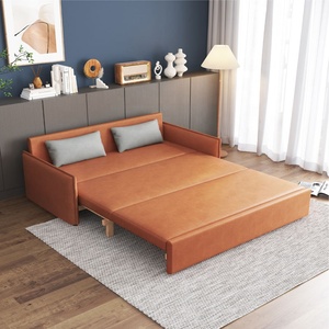Ghế <span class=keywords><strong>Sofa</strong></span> Gỗ Gấp Gọn Đa Năng Hiện Đại Tùy Chỉnh HANYEE Giường <span class=keywords><strong>Sofa</strong></span> Vải - Product Image 4