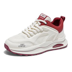Sneakers Sportive Casual di Lusso da Uomo 2025: Tendenza Moda, Traspiranti, Comfort Barefoot, Ammortizzazione, Suola Morbida, Chiusura con Lacci - Product Image 5