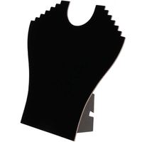Hot Selling Multifunktion ale Schmuck behälter Halstuch Platte Papier Flanell Stand Porträt Board mit Halskette Display Requisiten