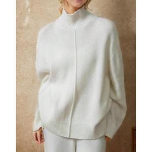 Cárdigan de moda de manga corta enrollado informal de primavera y verano 2025 para mujer, cárdigan de punto con botones - Product Image 2