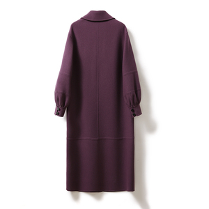 Manteau tout doux en <span class=keywords><strong>laine</strong></span> cachemire pour femmes, <span class=keywords><strong>Trench</strong></span>-Coat tendance, Long, hiver - Product Image 2