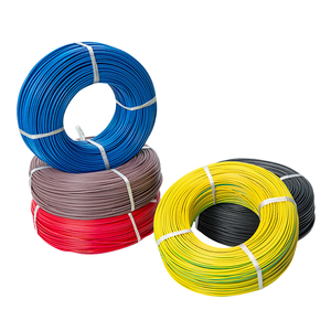 Fil isolé en PVC plat solide UL1015 18AWG Cuivre étamé 600V IP67 UL758 -<span class=keywords><strong>10</strong></span>-+105 Automobile Industriel Machinerie QINDA CN - Product Image 2