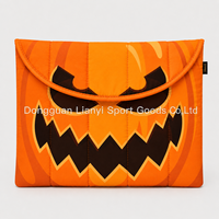 Housse d'ordinateur portable matelassée personnalisée en usine, sac de protection pour ordinateur portable, accessoire PC, pochette pour ordinateur portable, cadeau d'Halloween